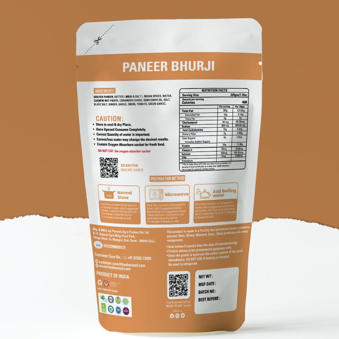 Paneer Bhurji (Family Pack)