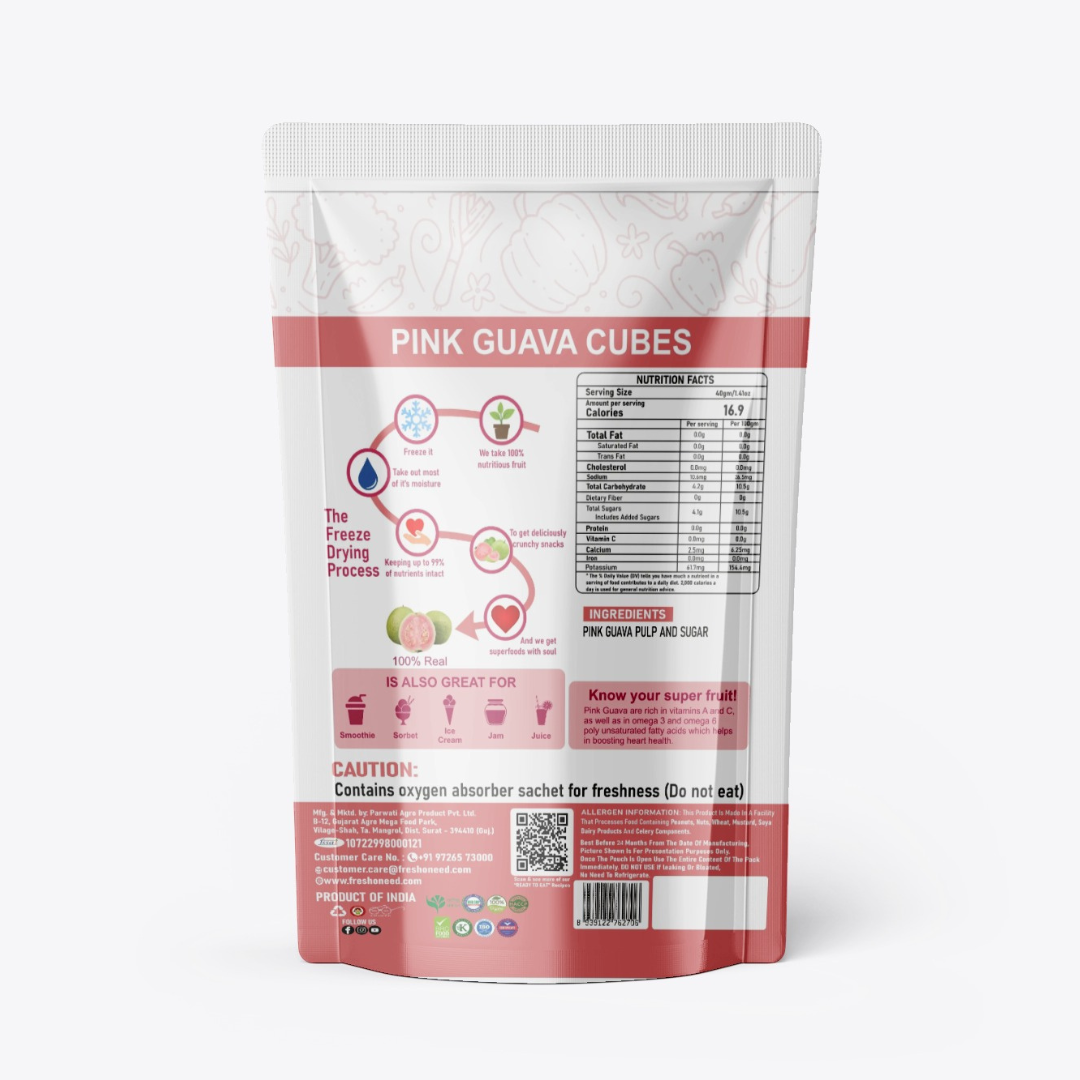 Pink Guava Cubes