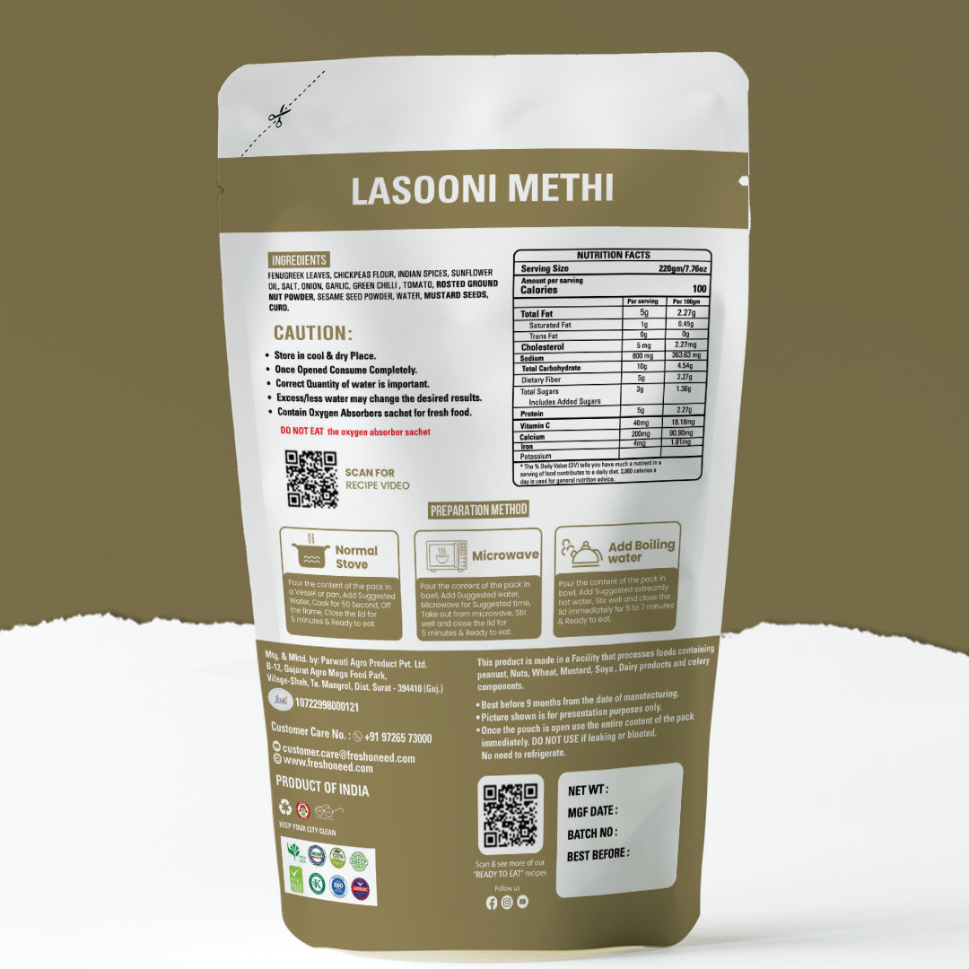 Lasooni Methi