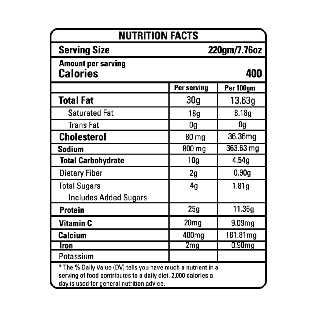 Paneer Bhurji (Family Pack)